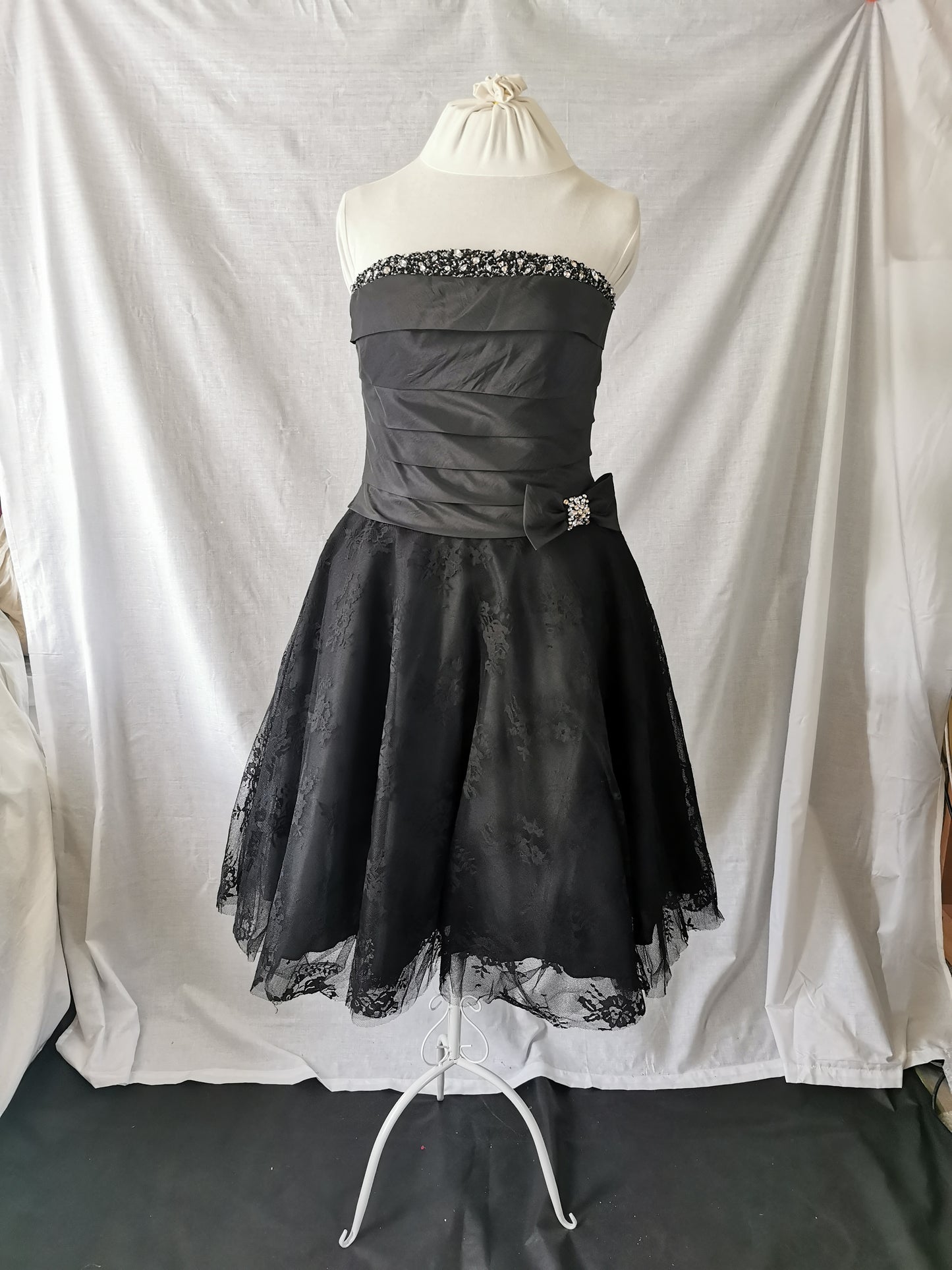 Black and Silver Dress