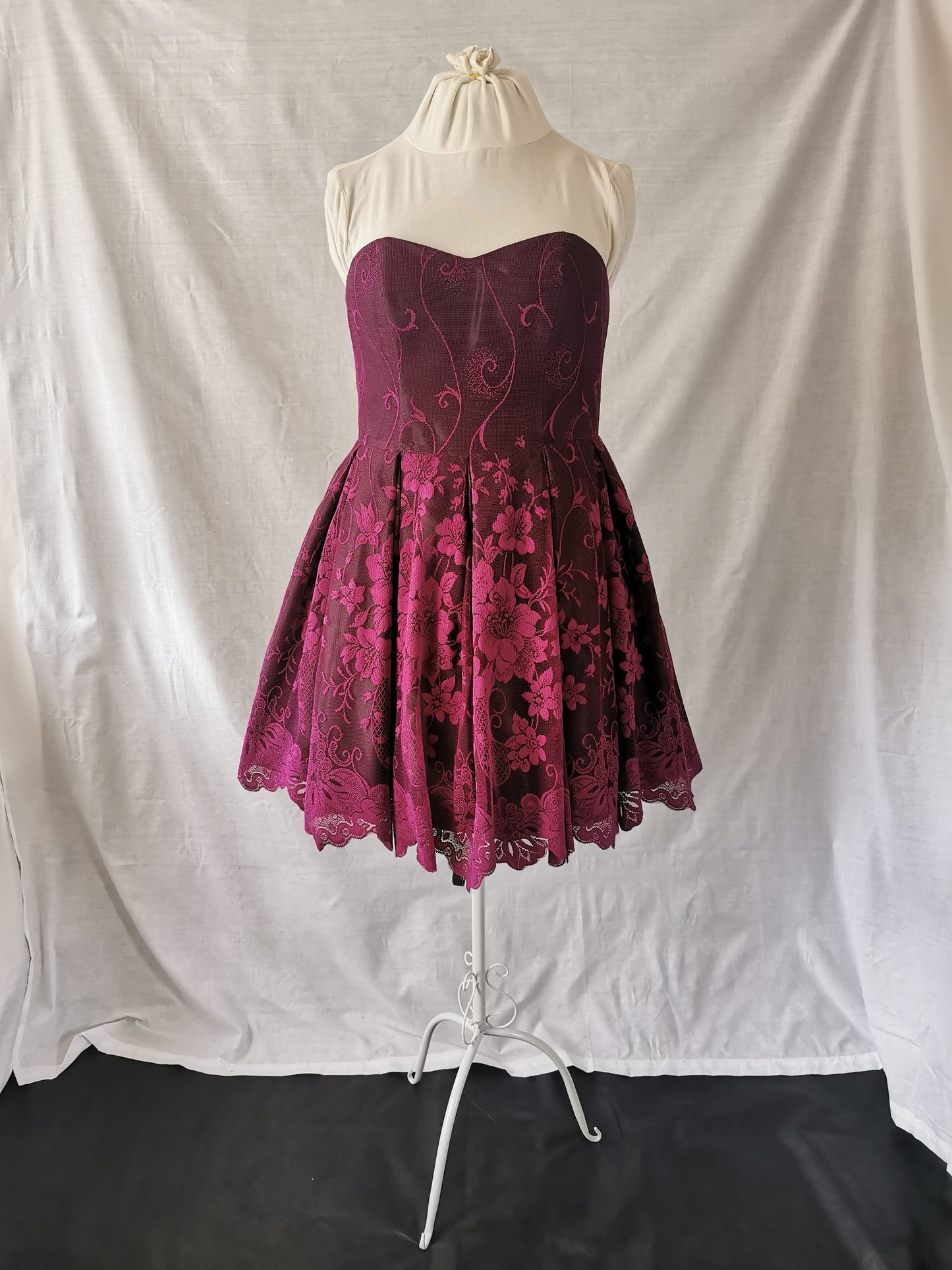 Purple and Pink Dress