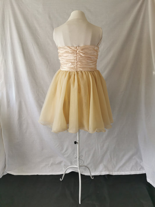 Cream Mini Dress