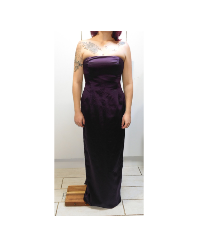 Purple Ballgown with Train